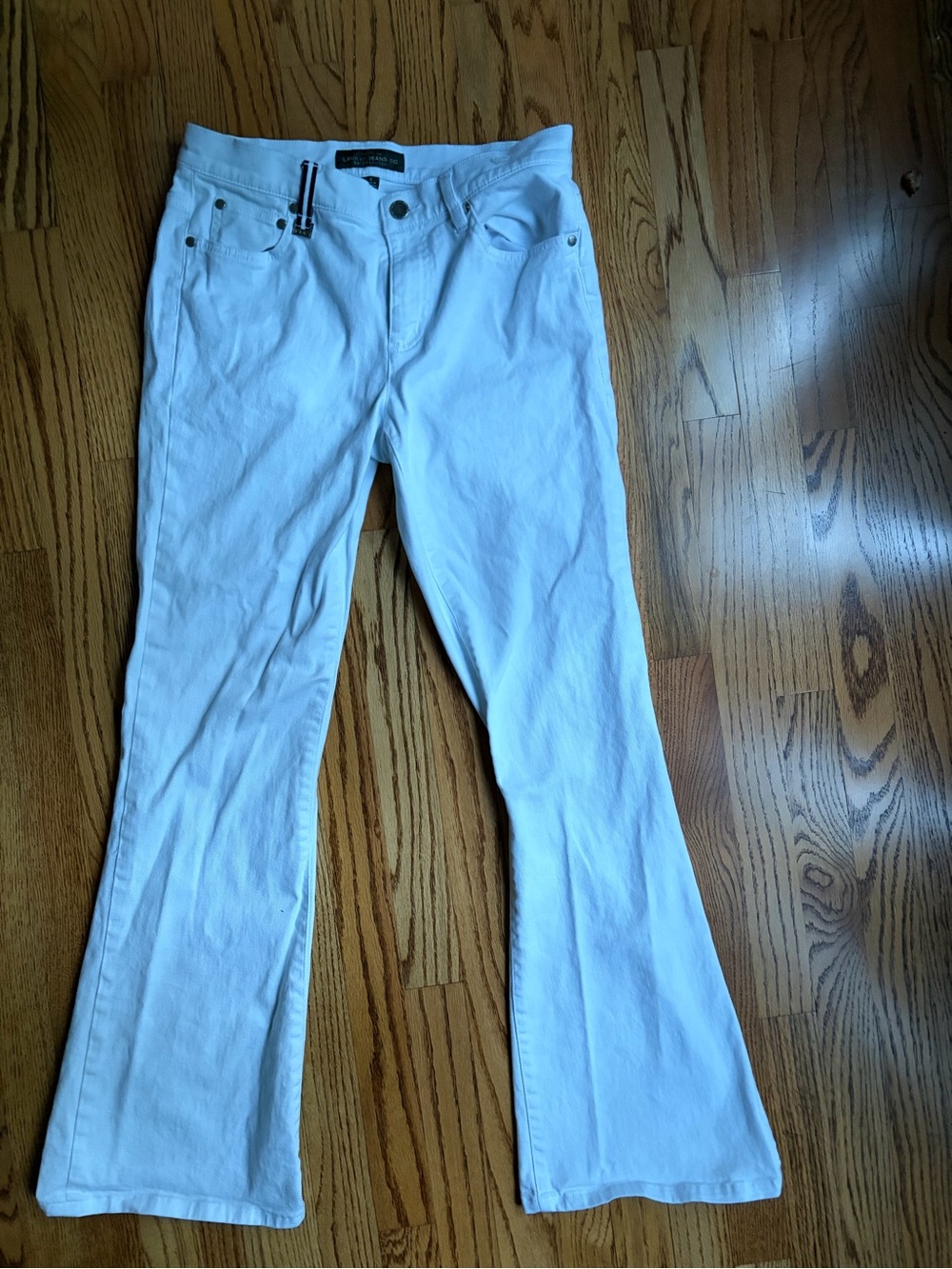 Ralph Lauren White Flare Jeans - Wide Leg